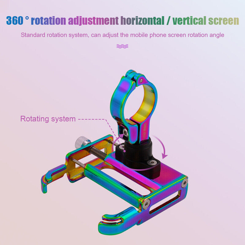 GUB P30 Bicycle Phone Holder MTB Handlebar Clip Phone Aluminum Stand Brackets