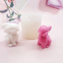 Easter Rabbit Silicone Mold DIY Aromatherapy Candle Animal Ornament Home Deco