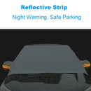 with Night Reflective Strips Auto Snow Cover Car Windscreen Mirror Shield Cover