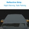 with Night Reflective Strips Auto Snow Cover Car Windscreen Mirror Shield Cover