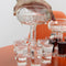 6 Shot Glass Wine Whisky Beer Dispenser Holder for Home Party (Transparent)