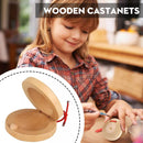 1pcs Spanish Flamenco Wooden Castanets Percussion Rhythm Musical Instrument*