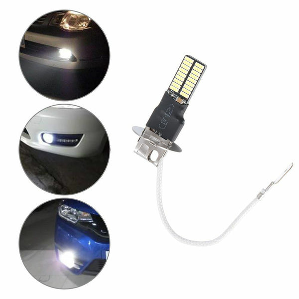 White 4014 DRL 36SMD Headlight H3 Car Fog Light LED Bulb