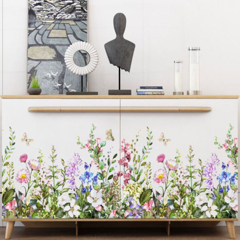 wall paste Wall Stickers Flowers Home Decor for Living Room DIY Wall Decals