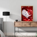 5D Kit Rhinestone Picture DIY Love Flower Full Round Drill Diamond Painting Gift