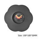 5pcs Silicone Cup Cover Heat-resistant Leak Proof Cartoon Lid (Bear)