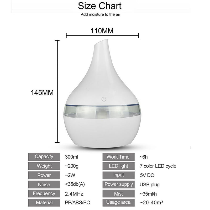 Essential Oil Air Humidifier Humidifier Purifier Aroma Difuser Mist Maker