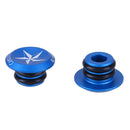 Bike MTB 1 Pair Mini Aluminum Alloy Grip Handlebar Bar End blue