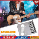 6 Saddles Guitar Bridge Electric Guitar Saddle Bridge for Telecaster Replacement
