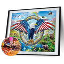 5D Diamond Painting Kit Eagle Full Square Drill Rhinestone DIY Wall Art Crafts