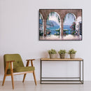 Painting By Numbers Kit DIY Double Arch Hand Painted Canvas Oil Art Picture G