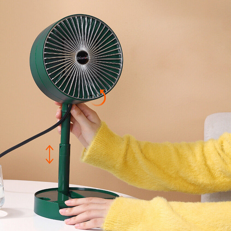 1000W Warm Telescopic Electric Heater Fan Two-Gear Adjustable Heating Machine