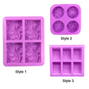 Multifunction Silicone Soap Mold Cake Mould Soaps Supplies Flower Shaped
