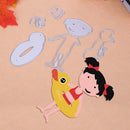 5pcs Summer Beach DIY Cutting Dies Stencils Scrapbook Embossing Album Cards-2054