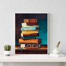 5D DIY Full Drill Diamond Painting Bookshelf Embroidery Mosaic Kit Home Wall Art