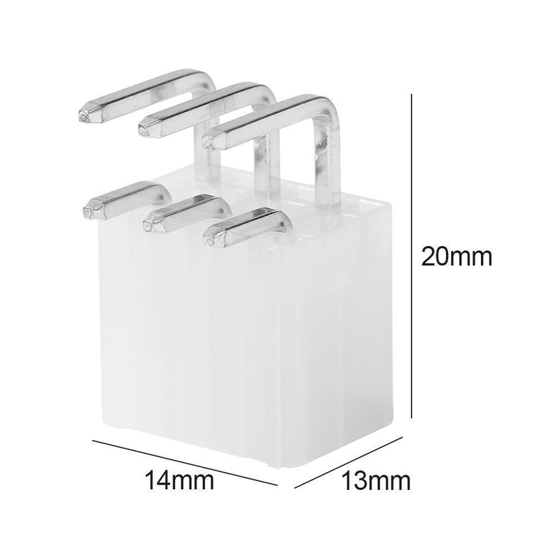 10pcs 6 Pin Power Connector Looper Replacement Power Supply for BTC Mining