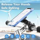 Motorcycle Bike Handlebar Holder Kits 360 Degrees Rotating Mobile Phone Bracket