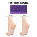 Foot Plate File Stone Dead Skin Peeling Callus Exfoliate Pedicure (Purple) Newly