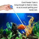 Steel Reef Aquarium Tweezers Long Tube Feeding Tool Acrylic Coral Spot Feeder