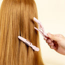 Durable Plastic Clamp Double Spring Design Girls Alligator Hair Clip (Pink)