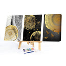 Frameless Painting By Numbers Kit Tree Circle DIY Drawing On Canvas Art Craft