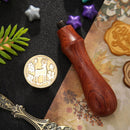 Animal Pattern Fire Painting Stamp Wax Seal for Stamping Envelope Card (A) Newly