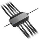 FH-10 10-Port Cooler Fan HUB Splitter 3Pin/4Pin PWM Extension Adapter for PC