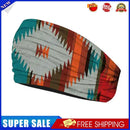 Women Wide Headband Chrysanthemum Floral Print Girl Yoga Hairband (Style 3)