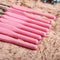 8 sizes Soft Plastic Handle Home Aluminum Crochet Knit Hook Needle  Pink