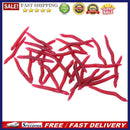 100pcs/lot Soft Plastic Fishing Lure Bait Bionic Red Worm 4cm for Fishing