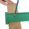 Woodworking Scribe Mark Line Gauge Cross-Out Carpenter Angle Ruler (Green) Newly