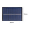 0.6W 5V 120mA Solar Cell Module Polycrystalline Solar Panel DIY Charger