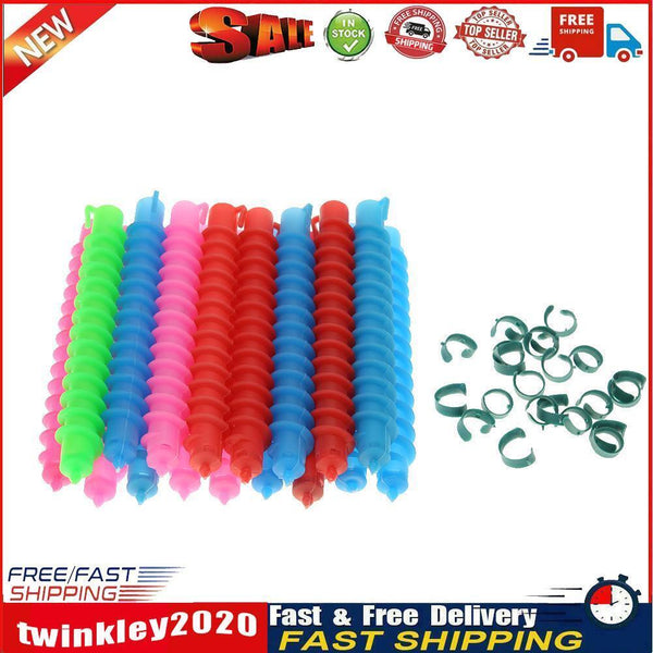 Long Spiral Hair Perm Rod Hairdressing Styling Curler Rollers (02 18pcs) Newly