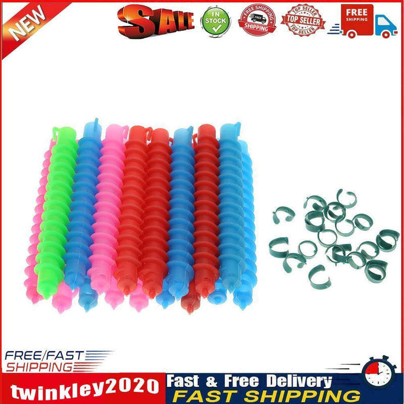 Long Spiral Hair Perm Rod Hairdressing Styling Curler Rollers (02 18pcs) Newly