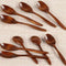 18CM HighQuality Wave Wood Spoon Flatware Kitchen Tool Stir Soup Dessert C4O7