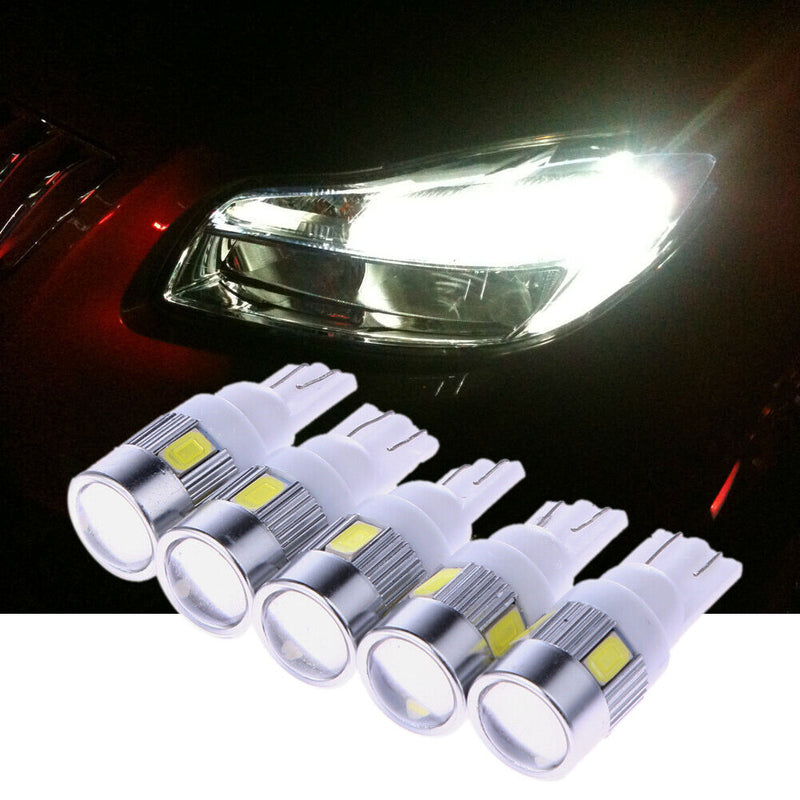 5 X High-Power Automotive LED Lights Show Wide Lights T10 5630 6SMD