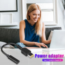 Type-C Female to Square DC Male Connector w/PD Power Charger Adapter Converter