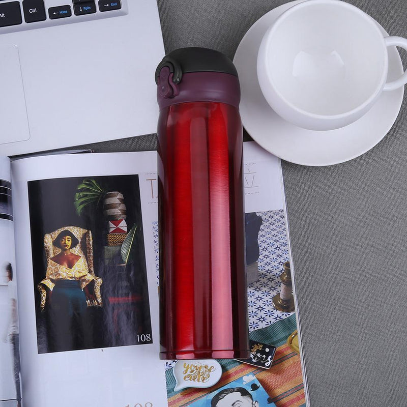 Stainless Steel Double Wall Thermal Cup Bottle Vacuum Cup Thermal Mug(4)