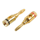 Car Accessories Audio Connector Banana Plug Speaker Adapter Connector adapter