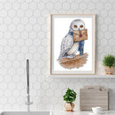 14CT DIY Cartoon Owl Cross Stitch Kits Counted Partial Embroidery Set Craft Gift
