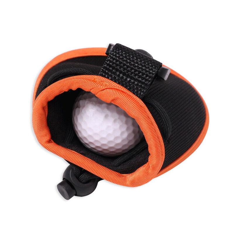 Nylon Golf Ball Cleaning Bag Golf Protective Holder Pouch Wiping Storage Ba