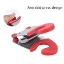 Stainless Steel Pot Side Clip Anti-scalding Spoon Holder Gadget (Red)