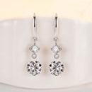 Variety Women Fashion Flash Tassel Cubic Zirconia Crystal Drop Earrings