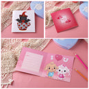DIY Special Shaped Bright Diamond Painting Valentines Cartoon Kit Cat Postcards