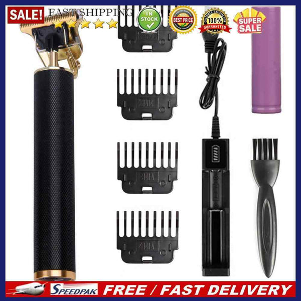 Electric Hair Clipper Practical T9 USB Beard Trimmer Oil Head Scissors for Men