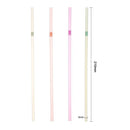Home Disposable Beverage Shop Plastic Curved Bend Drinking Straws Extra Long