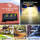 Solar LED Pendant Lights Outdoor Garden Wall Chandelier (Double Head Warm) Newly