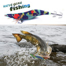 14cm 20g Luminous Wood Shrimp Fishing Lures Artificial Wobbler Bait (4)