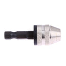 For 1/4" Keyless Drill Bit Chuck Hex Shank Adapter Converter 0.3mm-3mm Newly
