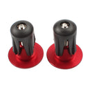 1 Pair Bicycle Handle Bar Grip End Cap Road MTB Handlebar End Plugs (Red) Newly